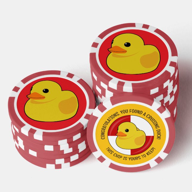 Jetons De Poker Cacher et chercher Cruise en caoutchouc Duck Souve (Empiler)