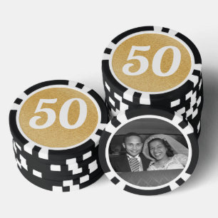 Jetons De Poker Cadeau de fête d'anniversaire de mariage Photo Noi