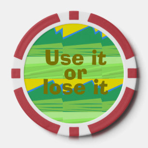Jetons De Poker Cadeau de Noël à utiliser ou à perdre