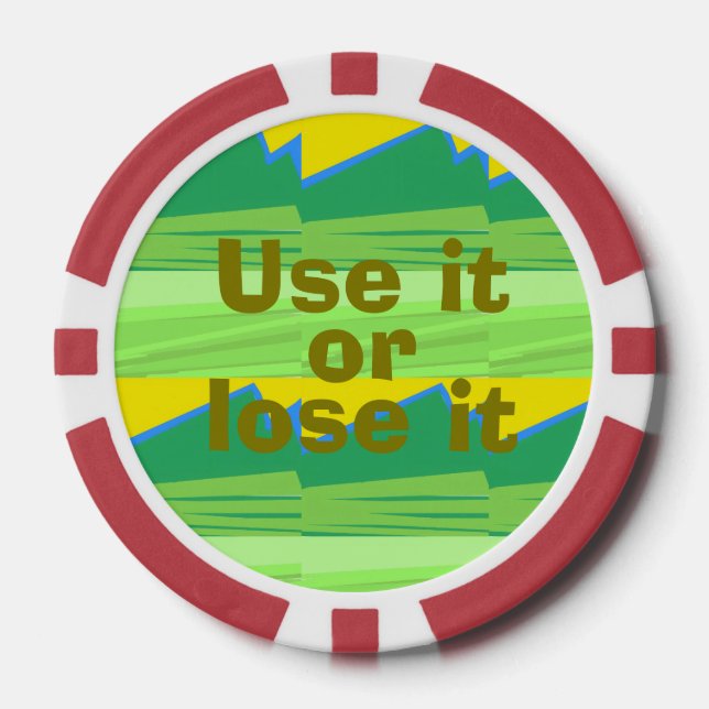 Jetons De Poker Cadeau de Noël à utiliser ou à perdre (Recto)