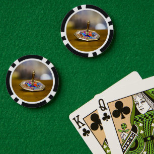 Jetons De Poker Cadeau de toupie de Hanukkah SlipperyJoe à base oc