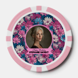 Jetons De Poker Cadeau élégant de daisy pour femme pour son annive