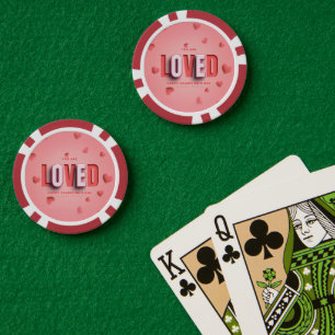 Jetons De Poker Cadeaux de la Saint-Valentin de SlipperyJoe's ton 