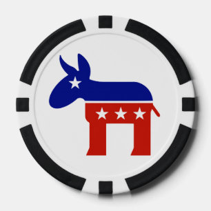Jetons De Poker Cadeaux Démocrates Donkey