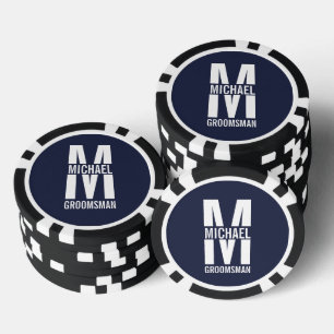 Jetons De Poker Cadeaux Personnalisés pour Garçons d'Honneur avec
