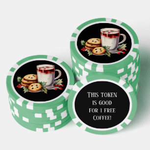 Jetons De Poker Café gratuit de Noël festif
