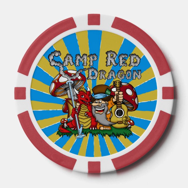 Jetons De Poker Camp Red Dragon 2025 B.A.T. (Recto)
