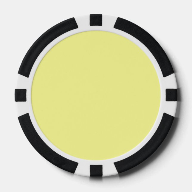 Jetons De Poker Canari (uni)  (Recto)