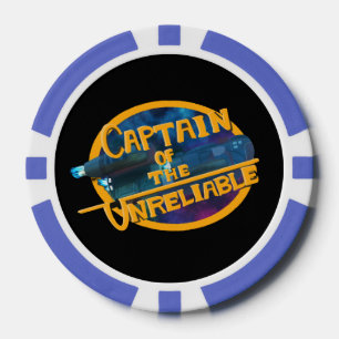 Jetons De Poker Capitaine de l'Infiable