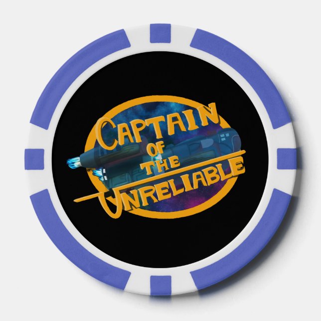 Jetons De Poker Capitaine de l'Infiable (Recto)