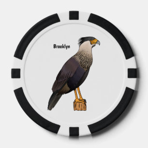 Jetons De Poker Caracara en berceau dessin animé