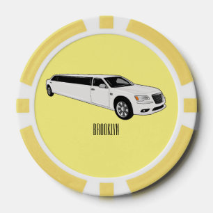 Jetons De Poker Caricature limousine