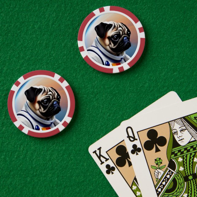 Jetons De Poker Carlin spatial (Table de poker (double))