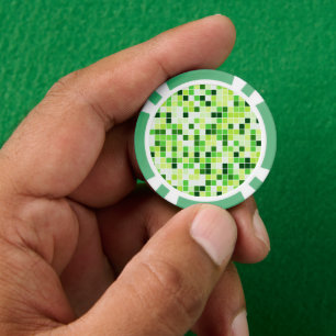 Jetons De Poker Carrelage de piscine, Carrelage en mosaïque verte,