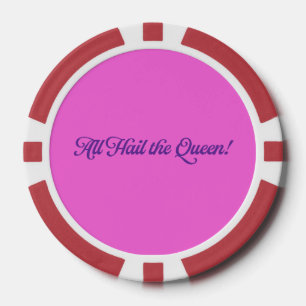 Jetons De Poker Cartes à jouer Reine d'anniversaire