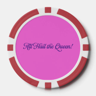 Jetons De Poker Cartes à jouer Reine d'anniversaire
