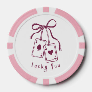 Jetons De Poker Cartes chanceux vous vous inclinez tendance