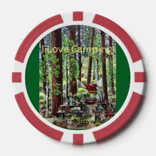 Jetons De Poker Cartes de Poker Camping