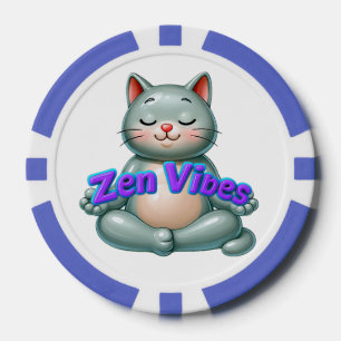 Jetons De Poker Cartes Zen Chat