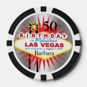 Jetons De Poker Casino Chip Las Vegas 50th Birthday