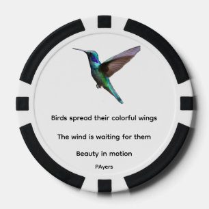 Jetons De Poker Casino d'image classique de colibri