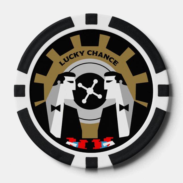 Jetons De Poker Casino Gambling Poker Roulette (Recto)