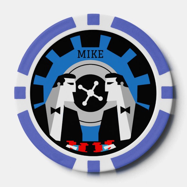 Jetons De Poker Casino Gambling Poker Roulette (Recto)