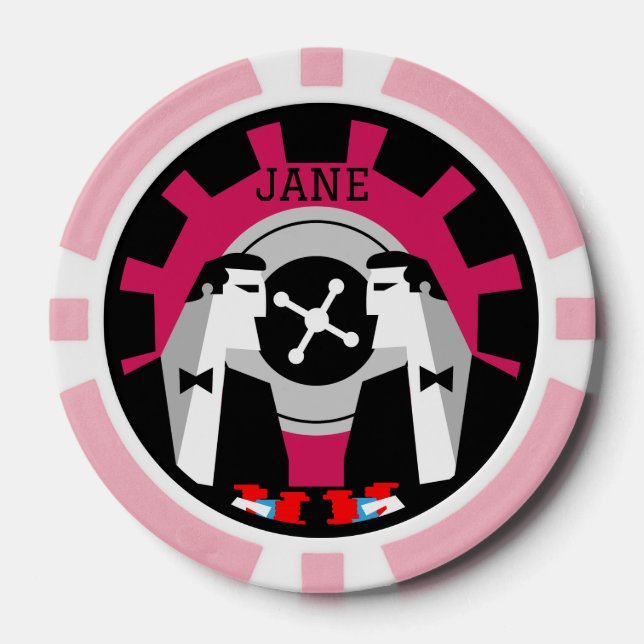 Jetons De Poker Casino Gambling Poker Roulette (Recto)