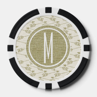 Jetons De Poker Cercle motif 1 Mono - 4