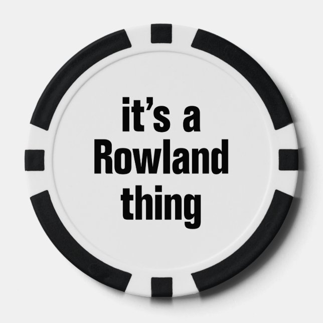 Jetons De Poker c'est un terrain de rowland (Recto)