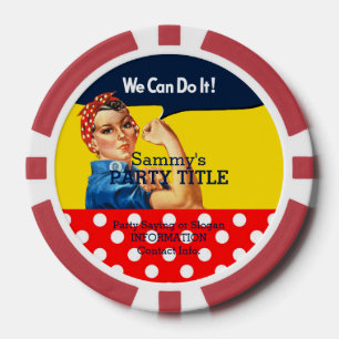 Jetons De Poker C'est votre Chips Rosie Personnaliser ceci