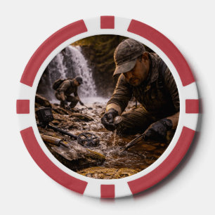 Jetons De Poker Chasseur de trésor détecteur Graphique