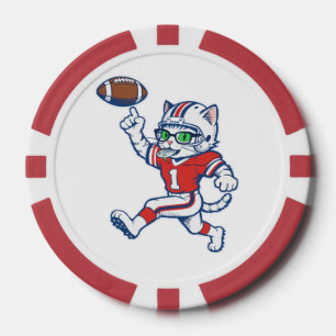 Jetons De Poker Chat de foot drôle