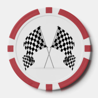 Jetons De Poker Checkered Flag Design Poker Chips