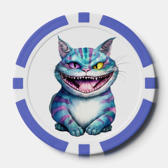Jetons De Poker Cheshire Cat (Recto)