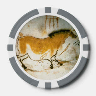 Jetons De Poker Cheval chinois, peintures rupestres de Lascaux