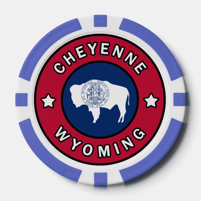 Jetons De Poker Cheyenne Wyoming (Recto)