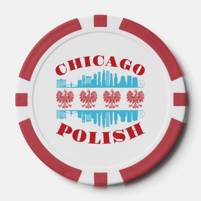Jetons De Poker Chicago Pologne Pologne Heritage Pride (Recto)