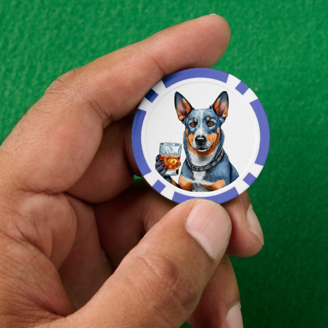 Jetons De Poker Chien de Poker Composite Personnalisé (main)