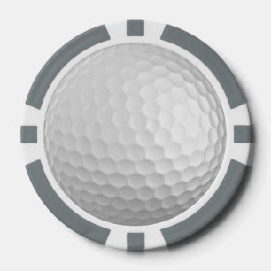 Jetons De Poker Chiffres de poker personnalisables de Golf Ball