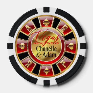 Jetons De Poker Chip Adam Las Vegas Casino | or rouge
