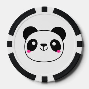 Jetons De Poker Chip de poker Panda Emoji