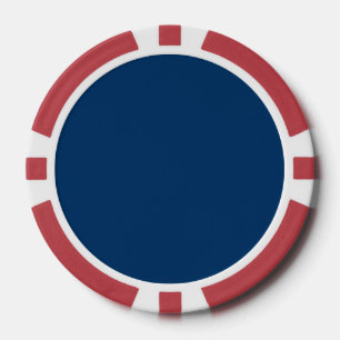 Jetons De Poker Chip de poker personnalisé bleu minuit
