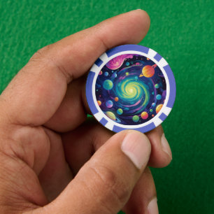 Jetons De Poker Chip de Poker Spin Planétaire