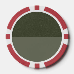 Jetons De Poker Chip de Poker Split Vert Moss Personnalisé - Faveu