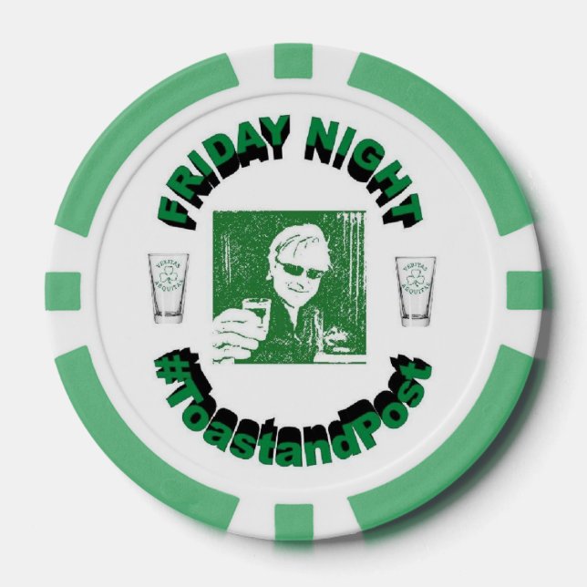 Jetons De Poker Chip de poker #ToastandPost (Recto)