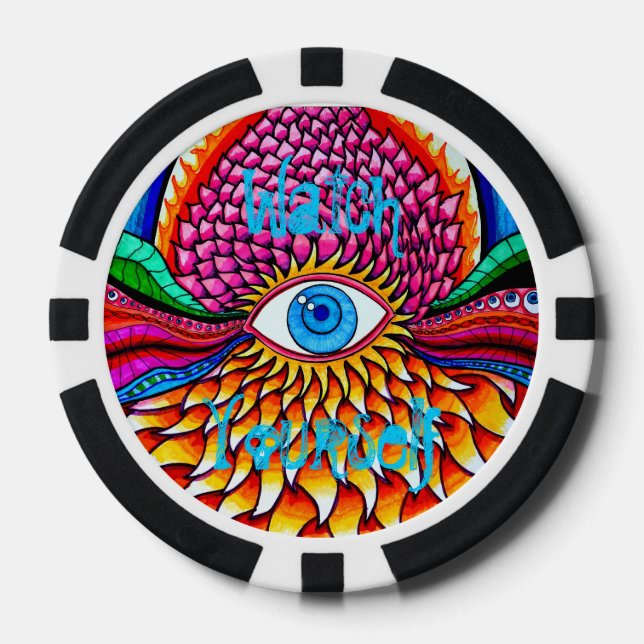 Jetons De Poker Chip de sensibilisation (Recto)