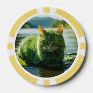 Jetons De Poker Chips de poche Lucky pour Amoureux de les chats