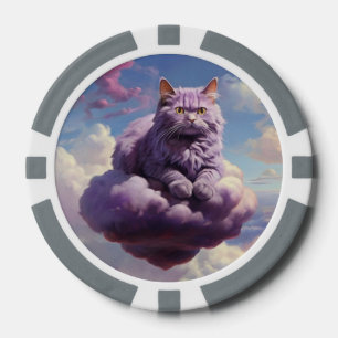 Jetons De Poker Chips de poche Lucky pour Amoureux de les chats