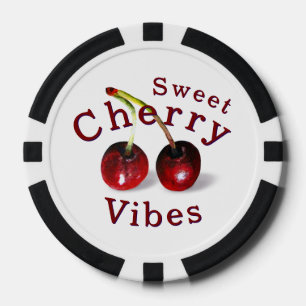 Jetons De Poker Chips de poker cerises
